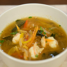 Мисо-суп с креветками