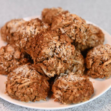 Овсяное печенье с курагой и кокосом