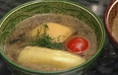 Суп с фаршированным перцем Долма шурпа