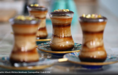 Десерт с кофейным кремом по-турецки и шоколадными медиантами