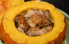 Цыплята корнишоны в тыкве