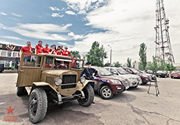«Авто Плюс» и «365 дней ТВ» вместе с «Дорогами Победы» посетили Волгоград